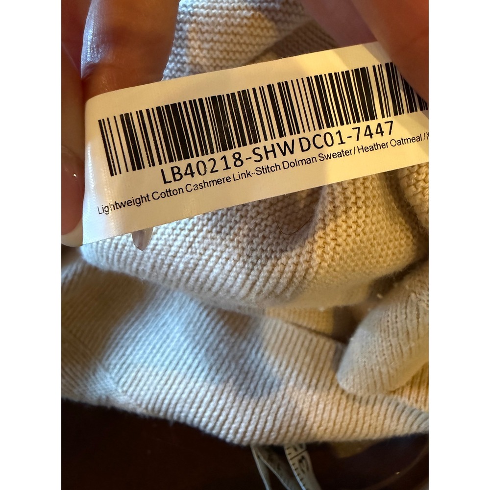 Quince Dolman Sweater Women XS Oatmeal Cotton Cashmere Knit Preppy Quite Luxury - Picture 10 of 10